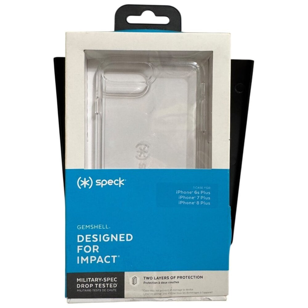 Speck 117590-5085 Gemshell Phone Case iPhone 6/6s Plus, 7 Plus, 8 Plus-Clear-NEW